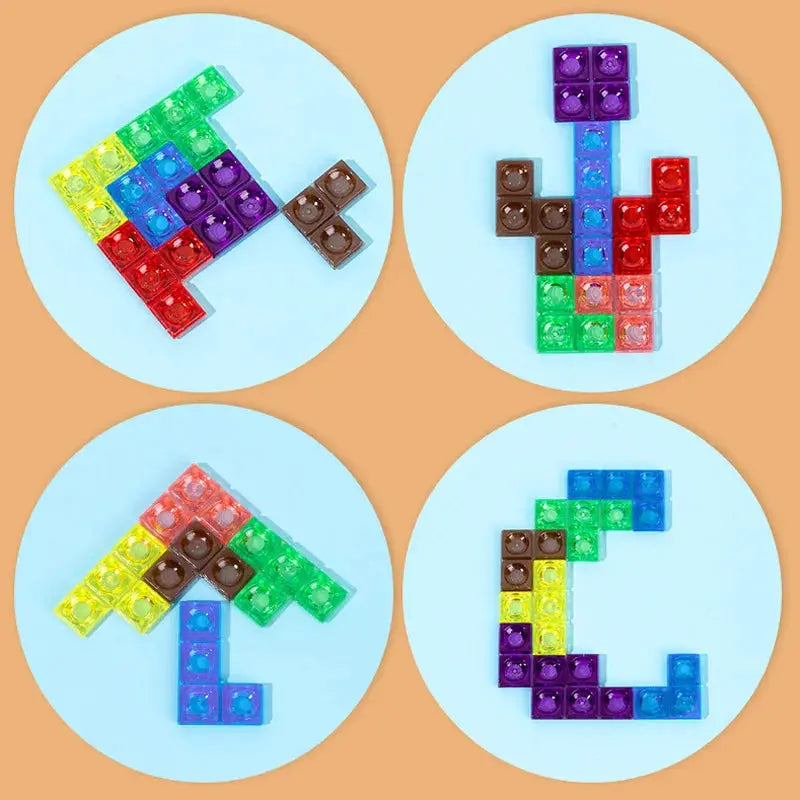 Colorful Tetris Cognitive Puzzle Game-3
