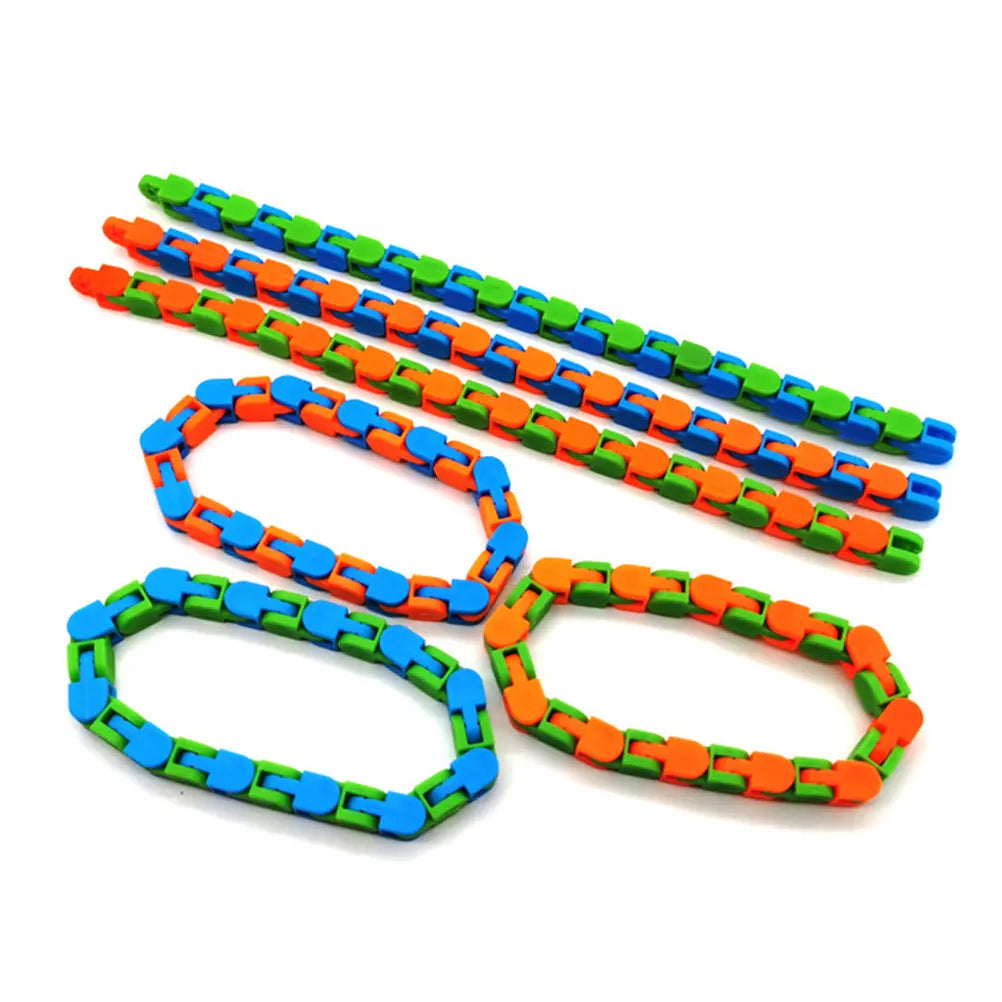 Stress-Relieving Bike Chain Fidget Bracelet for Adults and Students-2
