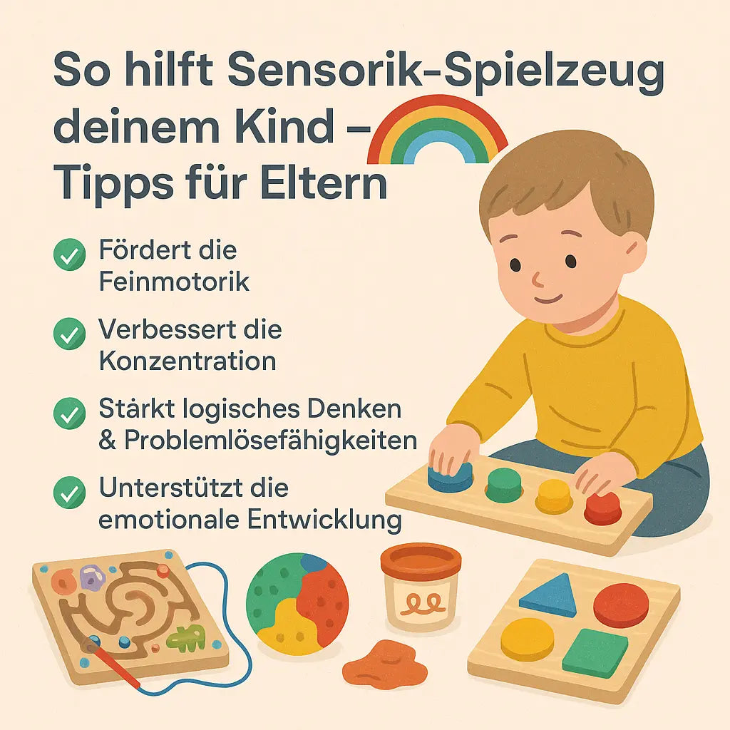 🌈 So hilft Sensorik-Spielzeug deinem Kind – Tipps für Eltern - Sensolino Shop