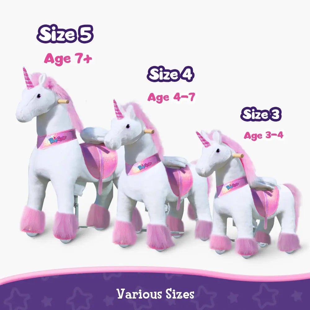 Ride-on Unicorn Age 3-4 Pink（UK&EU in Stock）-4