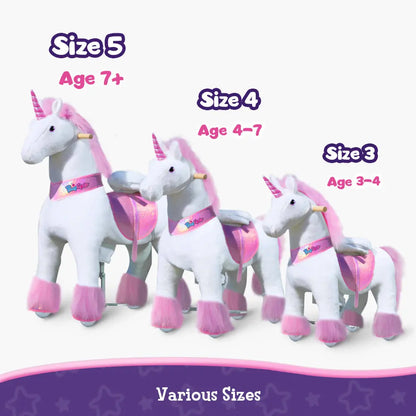 Ride-on Unicorn Age 3-4 Pink（UK&EU in Stock）-4