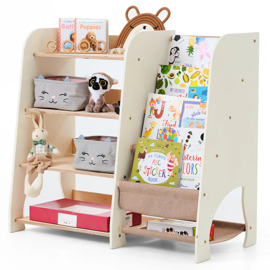 2in1 Montessori-Regal für Bücher und Spielzeug-0