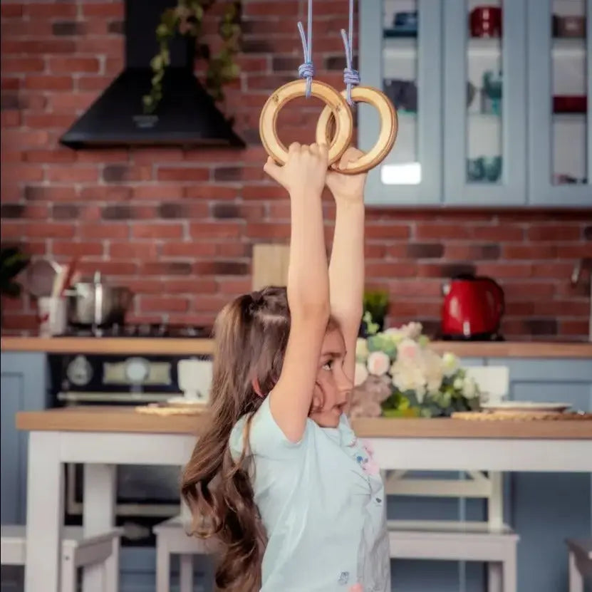 Turnringe aus Holz für Kinder-1