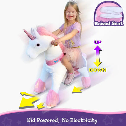 Ride-on Unicorn Age 3-4 Pink（UK&EU in Stock）-3
