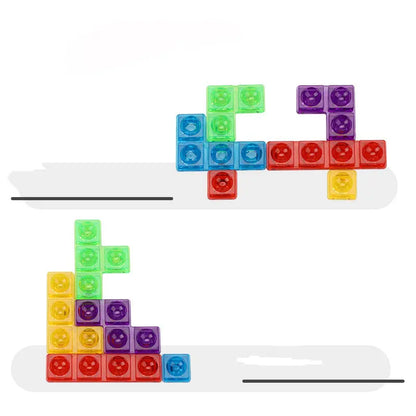 Colorful 3D Puzzle Tangram Math Toy - Educational Montessori Toy-3