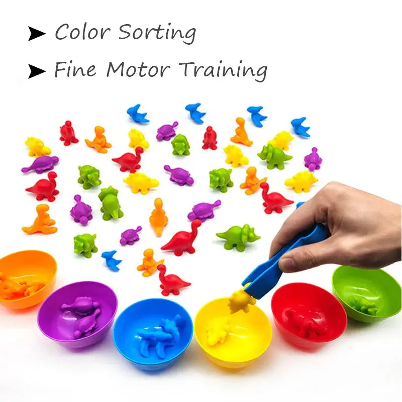 Colorful Montessori Rainbow Bears-1