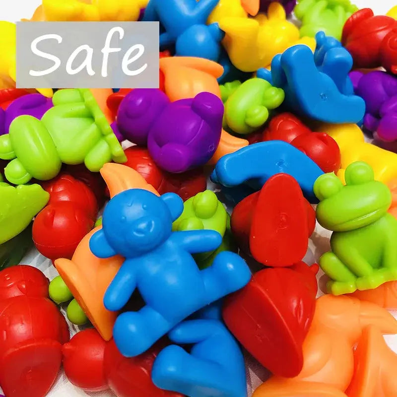 Colorful Montessori Rainbow Bears-2