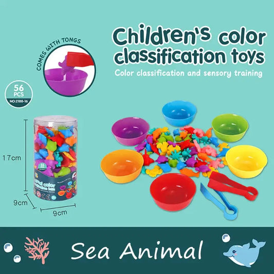 Colorful Montessori Rainbow Bears-10