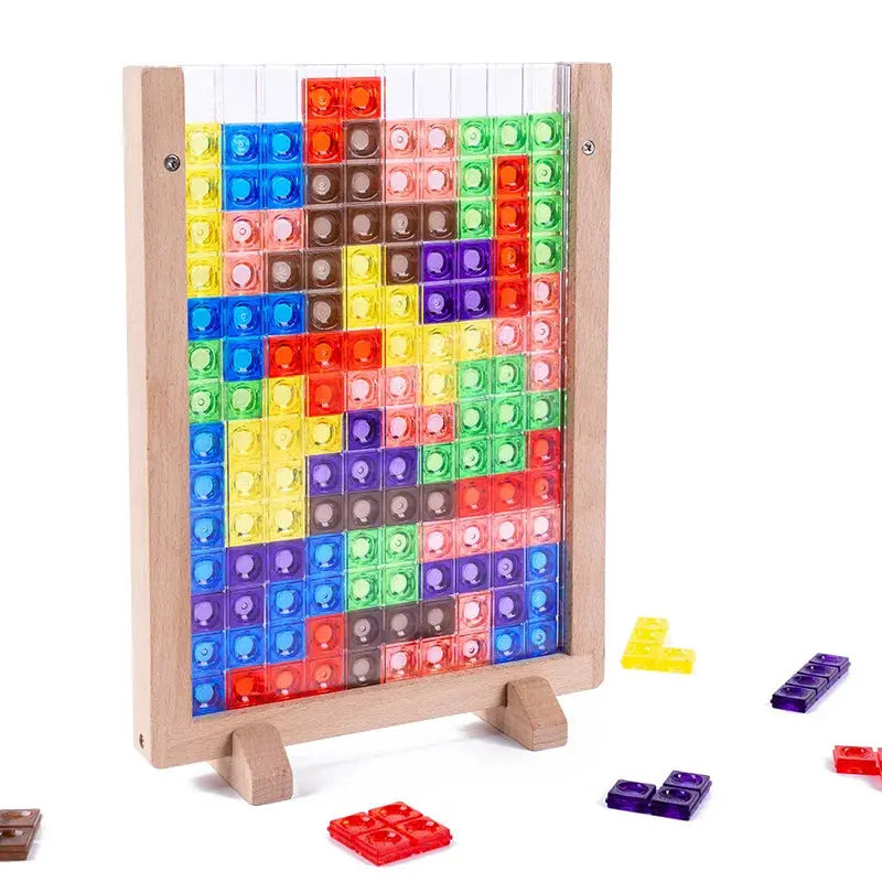 Colorful Tetris Cognitive Puzzle Game-4