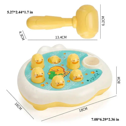Educational Duck, Frog & Pig Hammer Toy-3