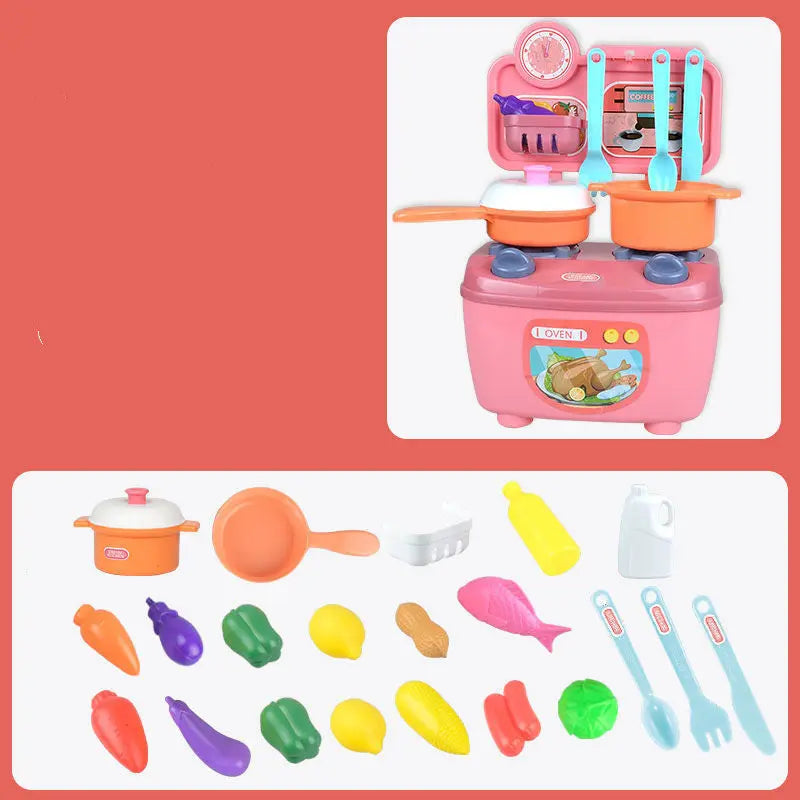Educational Play Kitchen Toy Set for Children-6