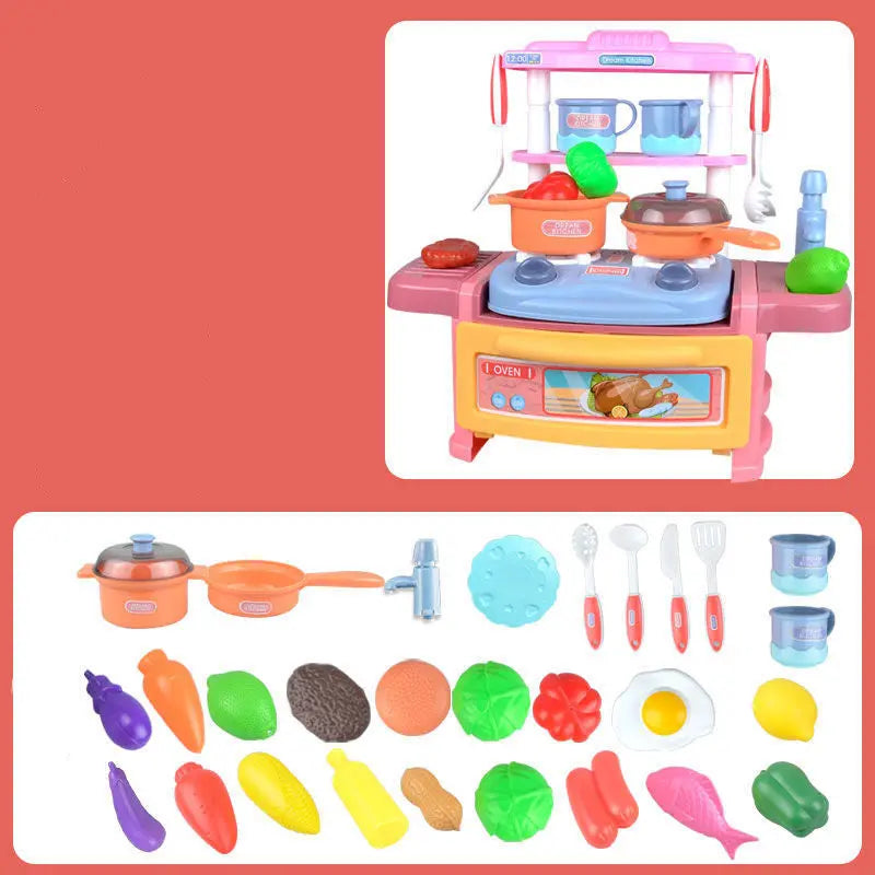 Educational Play Kitchen Toy Set for Children-8
