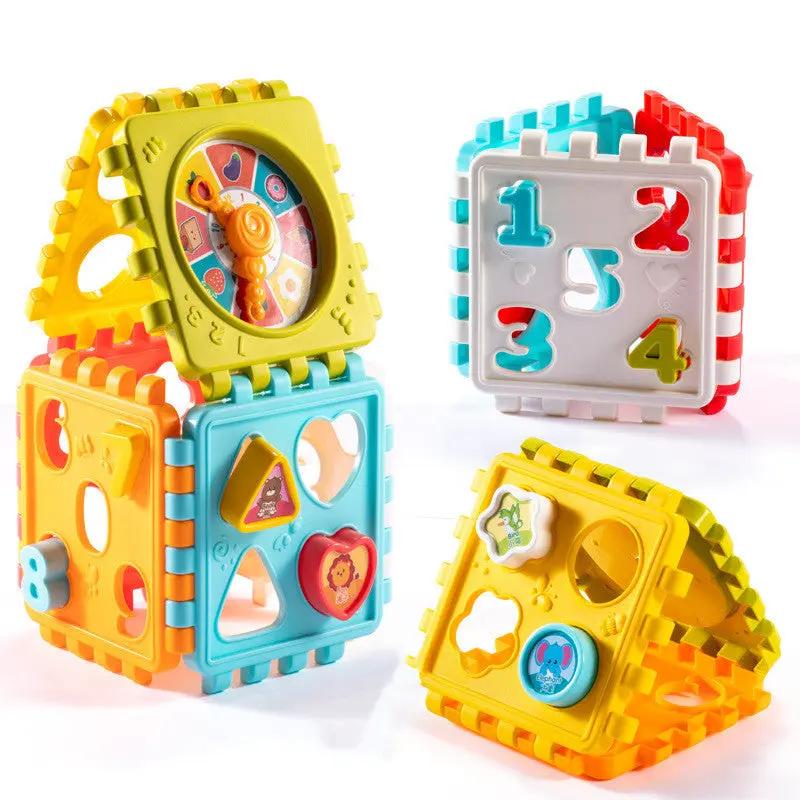 Educational Shape Matching Cube Toy for Kids-2