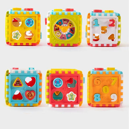 Educational Shape Matching Cube Toy for Kids-4