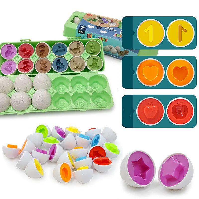Egg Shape Matching Educational Toy for Kids-1
