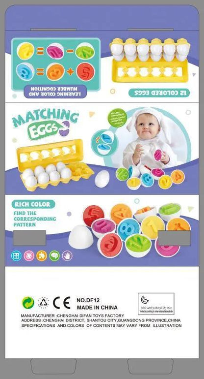Egg Shape Matching Educational Toy for Kids-8