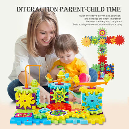 Electric Gears 3D Puzzle Building Kit for Kids-0