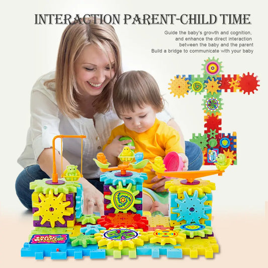 Electric Gears 3D Puzzle Building Kit for Kids-0