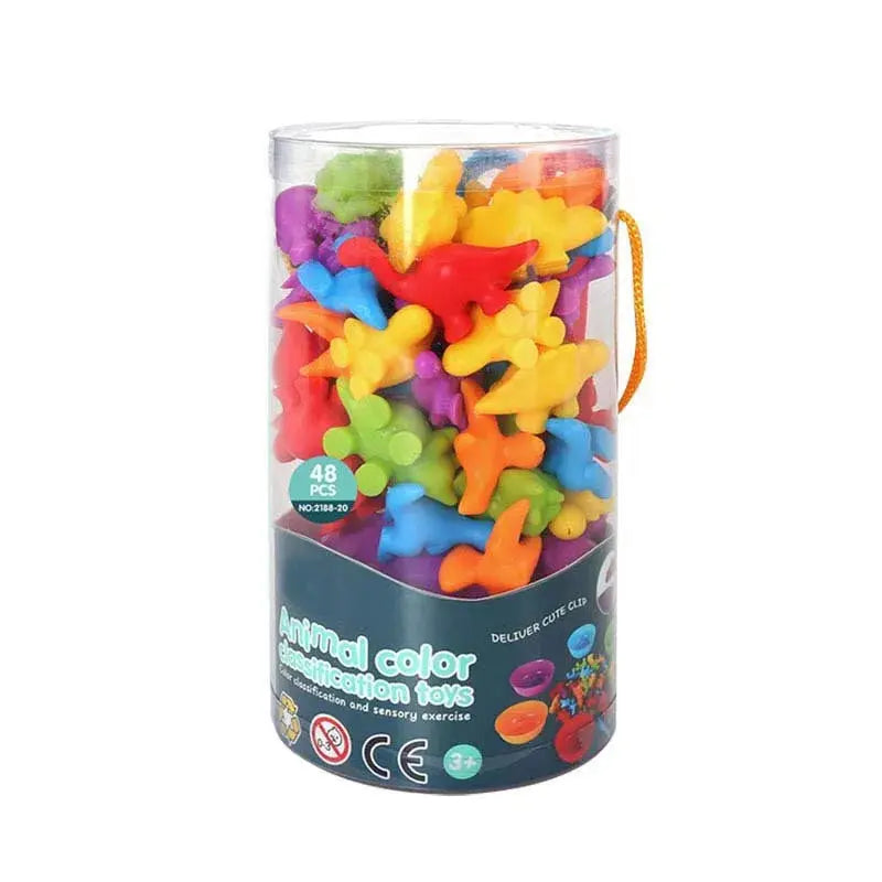 Colorful Montessori Rainbow Bears-4