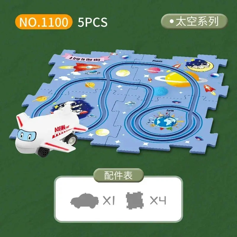 Kids Electric Rail Car Puzzle-7