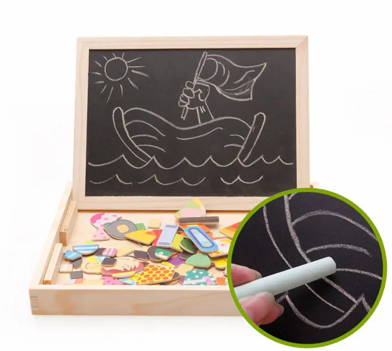 Kids Magnetic Art Easel Animal Puzzle Set-1
