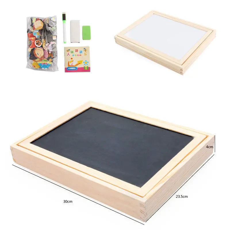 Kids Magnetic Art Easel Animal Puzzle Set-2