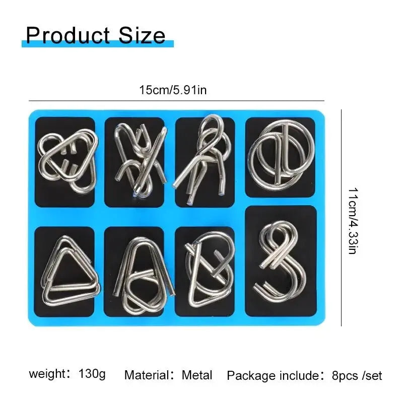 Montessori Metal Educational Toys Set-4