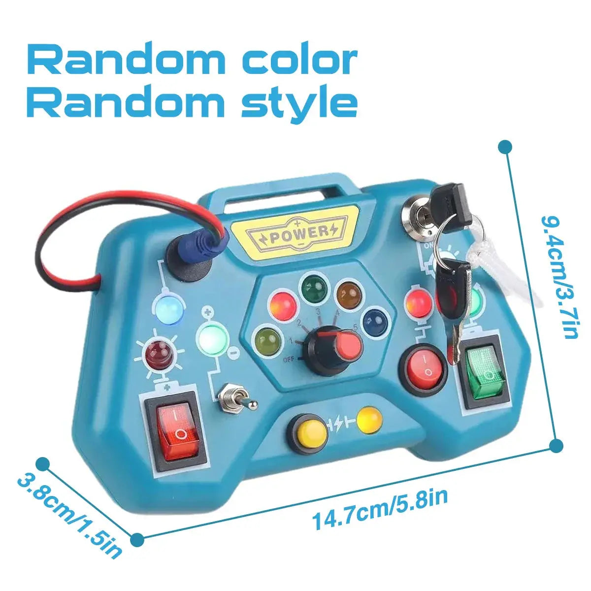 Montessori Sensory Busy Board-5