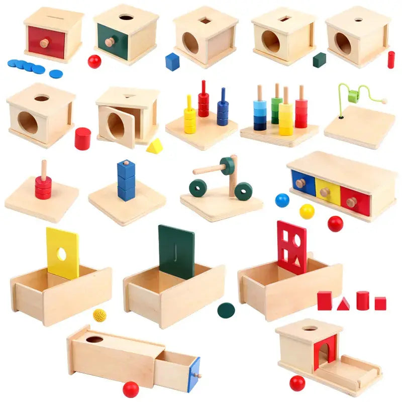 Montessori Wooden Educational Toy Set-0