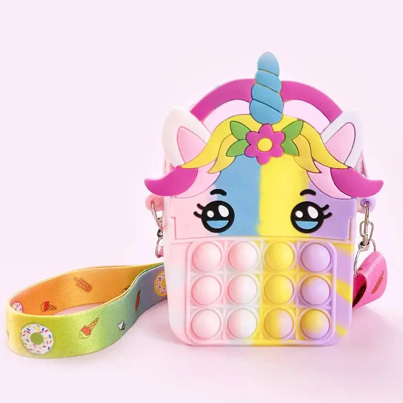 Pop Purse Silicone Sensory Push Bubble Bag-7