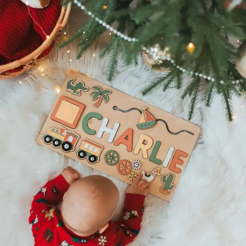Puzzle Board Wooden Names-3