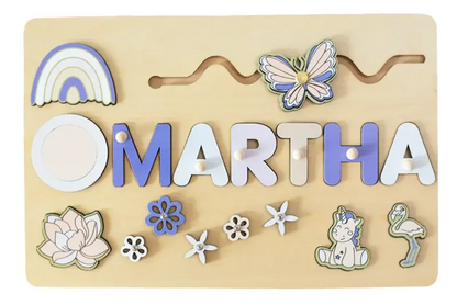 Puzzle Board Wooden Names-11
