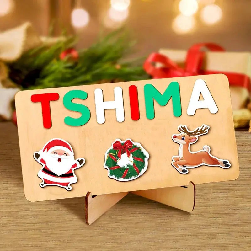 Puzzle Board Wooden Names-21