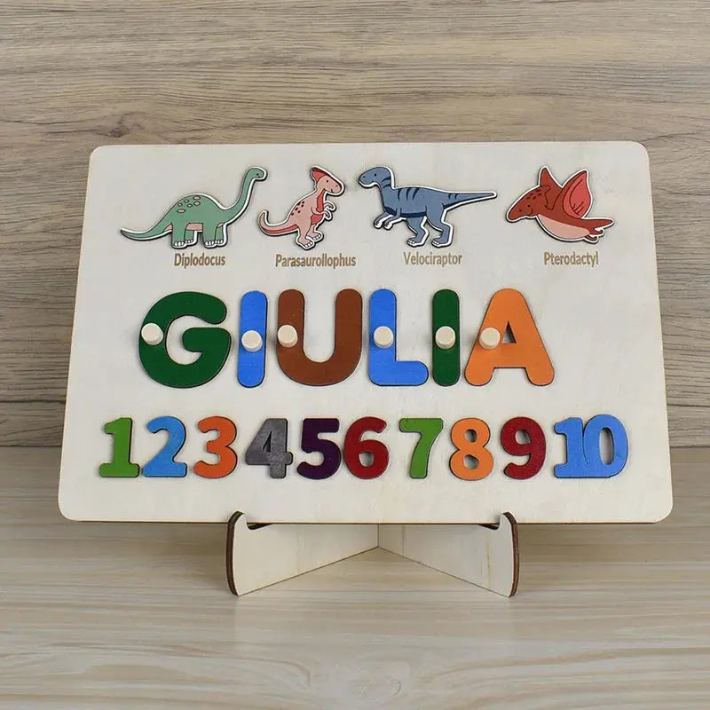 Puzzle Board Wooden Names-23