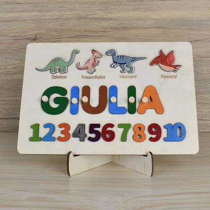 Puzzle Board Wooden Names-23