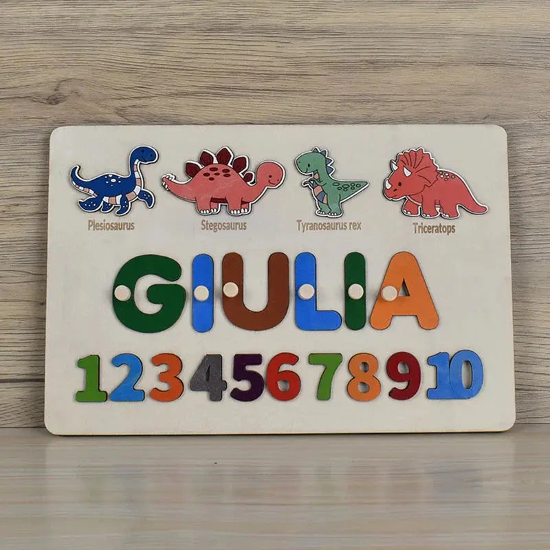 Puzzle Board Wooden Names-24