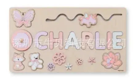 Puzzle Board Wooden Names-25