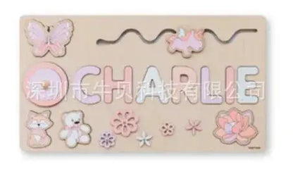 Puzzle Board Wooden Names-25