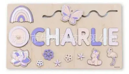 Puzzle Board Wooden Names-28