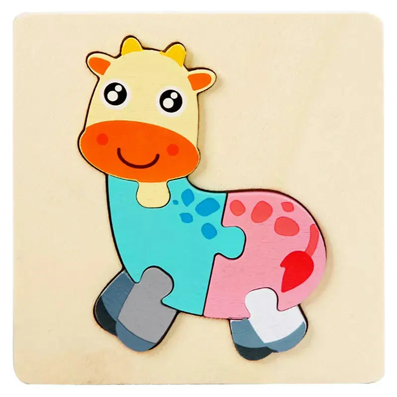 Wooden Toy Tangram for Children Multivariant-11
