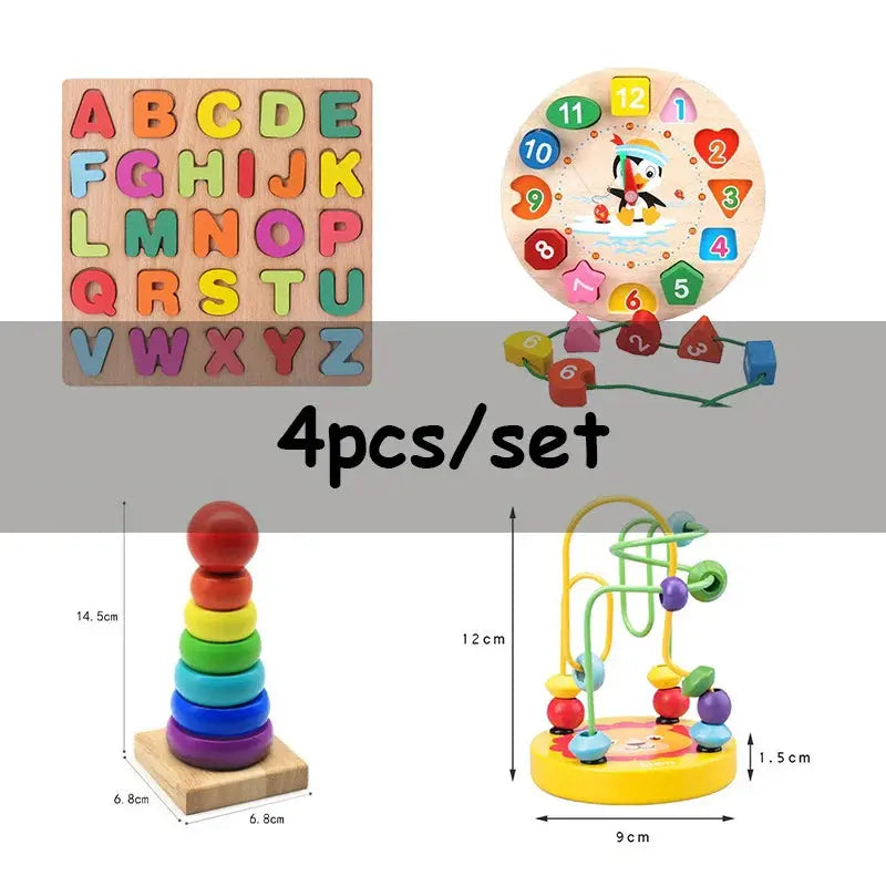 Puzzle Board Wooden Names-34