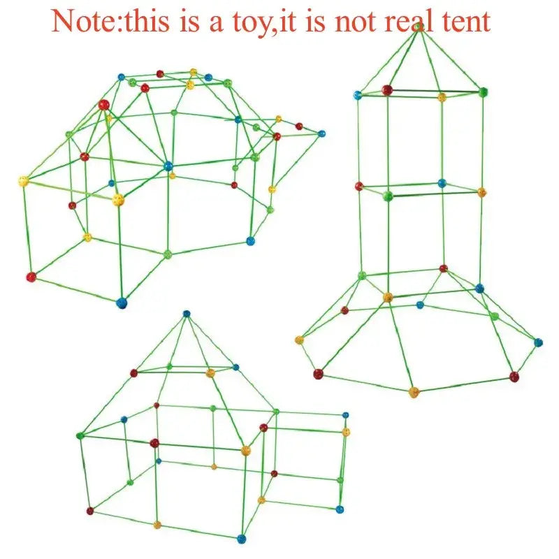 Creative Fort Building Blocks Children's Indoor Tent-2