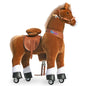 PonyCycle® Ride on Horse Size 5 for Age 7+ Brown-0