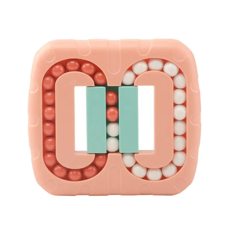 Unique Rotating Bead Plate Finger Puzzle Educational Toy-0