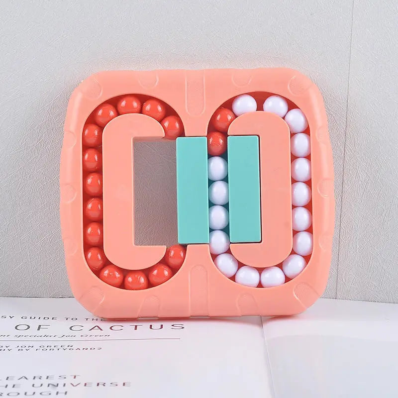 Unique Rotating Bead Plate Finger Puzzle Educational Toy-1