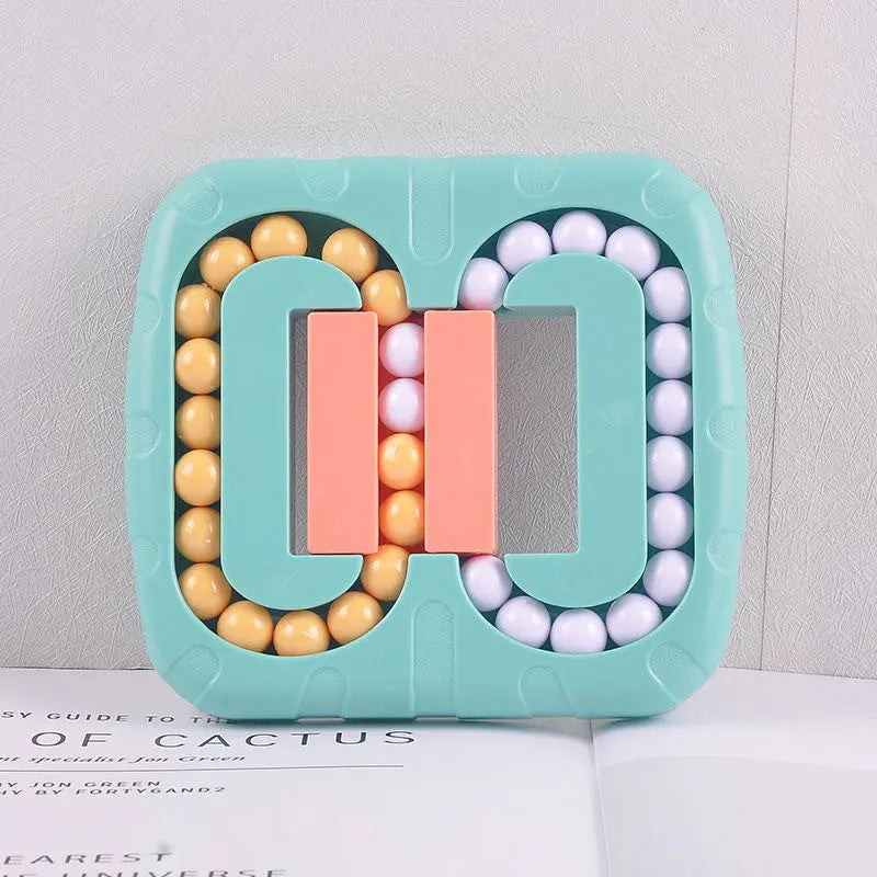 Unique Rotating Bead Plate Finger Puzzle Educational Toy-2
