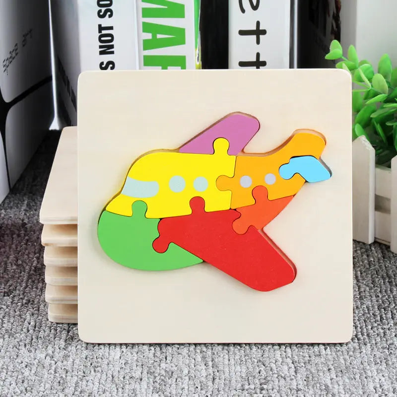 Wooden 3D Panel Educational Toy Set for Kids-13
