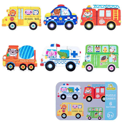 Wooden Animal Puzzle Set-4