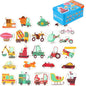 Wooden Animal Puzzle Set-12