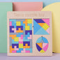 Wooden Tetris Puzzle Educational Toy for Kids-5